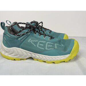 KEEN NXIS Evo Waterproof Hiking Shoes Women’s 8.5 Porcelain Green Outdoor